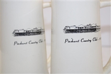 Classic Pinehurst Golf Club/Country Club '1970' Ceramic Buntingware Steins