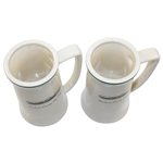 Classic Pinehurst Golf Club/Country Club '1970' Ceramic Buntingware Steins