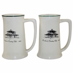 Classic Pinehurst Golf Club/Country Club 1898 Ceramic Buntingware Steins
