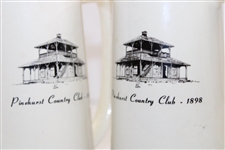 Classic Pinehurst Golf Club/Country Club '1898' Ceramic Buntingware Steins