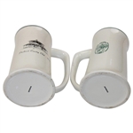 Classic Pinehurst Golf Club/Country Club '1898' Ceramic Buntingware Steins
