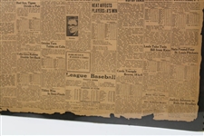 1926 'Jones Wins Nat'l Golf Title' The Buffalo Sunday Times Newspaper Page - July 11th