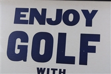 Enjoy Golf with Pat Ward-Thomas in the Guardian' Large Classic Advert