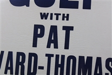 Enjoy Golf with Pat Ward-Thomas in the Guardian' Large Classic Advert