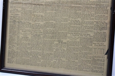 1929 'Jones Easy Victor In National Open' The Sioux City Tribune Newspaper Page - July 1st