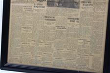 1926 'British Open Won By Jones' Dayton Daily News Newspaper Page - June 25th