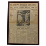 1925 Jones Retains National Amateur Golf Title Dayton Daily News Newspaper Page - September 6th