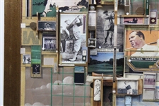 Open Championship Golf Motif Mixed Media 3-D Assemblage