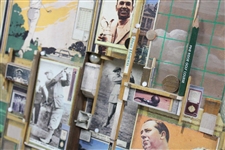 Open Championship Golf Motif Mixed Media 3-D Assemblage