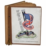 1935 The Ryder Cup at The Ridgewood CC Program/Binder w/Newspaper Clippings & Info