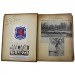 1935 The Ryder Cup at The Ridgewood CC Program/Binder w/Newspaper Clippings & Info