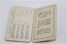 1933 Golf Penalties Booklet - Compliments of Dunlop Tire & Rubber Co.