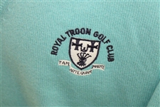 Royal Troon Golf Club Aqua Marine Blue/Green Pringle Sweater - 48 (XXL)
