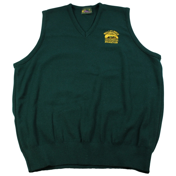Ballyliffin Golf Club Dk Green Blamoral Wool/Acrylic Sweatervest - 48" (XXL)