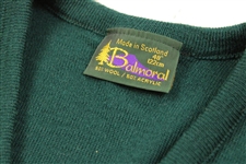 Ballyliffin Golf Club Dk Green Blamoral Wool/Acrylic Sweatervest - 48 (XXL)