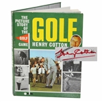 Henry Cotton Signed 1975 The Picture Story of the Golf Game Book JSA ALOA