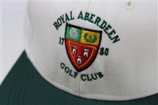 Five (5) Golf Hats - Sawgrass, Royal Aberdeen, Solheim Cup, Indianwood & Oakland Hills