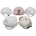 Five (5) Golf Hats - Summer & Squire, The Players, Muirfield, Ballybunion & San Lorenzo