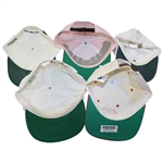 Five (5) Golf Hats - Summer & Squire, The Players, Muirfield, Ballybunion & San Lorenzo