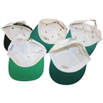 Five (5) Golf Hats - Hazeltine, Medinah CC, Oakland Hills, Shinnecock & Atlantic Athletic Club