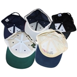 Five (5) Golf Hats - Valderrama, Ventana-Canyon, Glasgow GC, 131st Open, & Hoylake