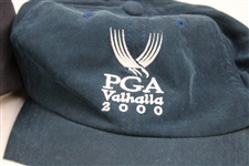 Nine (9) Golf Hats - Valhalla, New Albany, Doral, Geneve, Royal Porthcrawl & others