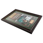 Tiger Woods 'Grand Slam Champion'  Display w/Nameplates, Sequence & Photo - Framed