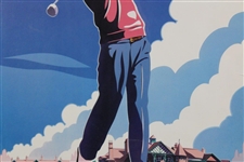 1996 The OPEN Championship at Royal Lytham Tournament Advert by A.P. Jones - Framed