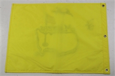 Jack Nicklaus, Couples & Player Signed 1997 Masters Embroidered Flag JSA ALOA