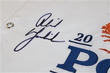 Phil Mickelson Signed 2021 PGA Championship at Kiawah White Embroidered Flag JSA ALOA