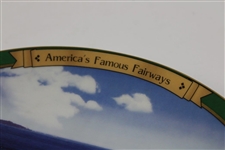 1995 Pebble Beach Golf Links Ltd Ed 'The 7th at Pebble Beach' America's Famous Fairways Plate