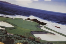1995 Pebble Beach Golf Links Ltd Ed 'The 7th at Pebble Beach' America's Famous Fairways Plate