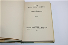 Alfred 'A.H.' Padgham Signed 1936 'The Par Golf Swing' Book JSA ALOA