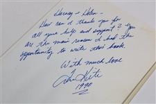 Tom Kite Sigend & Inscribed Book to Harvey Penick 'Hot To Play Consistent Golf' JSA ALOA