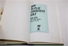 Tom Kite Sigend & Inscribed Book to Harvey Penick 'Hot To Play Consistent Golf' JSA ALOA