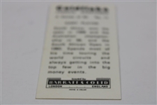 Gary Player 1971 Barratt & Co Famous Sportsman Rookie Card