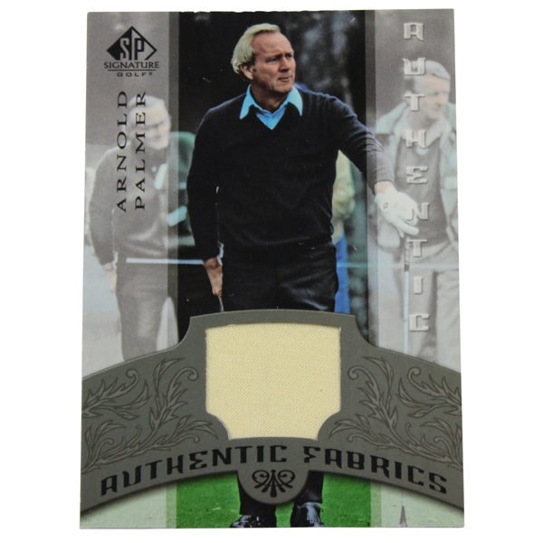 Arnold Palmer 2005 SP Signature Authentic Fabrics Card