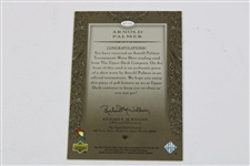 Arnold Palmer 2005 SP Signature Authentic Fabrics Card
