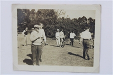 c.1940 Bobby Jones & Horton Smith at Masters Tournament Original Photo