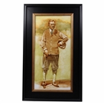 Original Jock Hutchinson Oil Painting by Artist Robert Fletcher - Framed