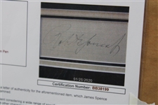 Bobby Jones Signed 1926 Mid Week Pictorial Presentation - Framed JSA Full LOA
