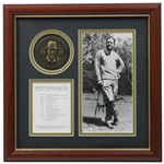 Byron Nelson Signed "1945: The Unforgettable Year" Photo with Medal & Year Review JSA ALOA