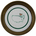 1950s Masters Augusta National Porcelain Dish with Pro Ed Dudley’s Name