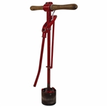 Wooden & Cast Iron Red Golf Hole Cutter Tool