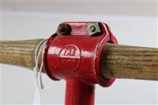 Wooden & Cast Iron Red Golf Hole Cutter Tool