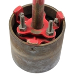 Wooden & Cast Iron Red Golf Hole Cutter Tool