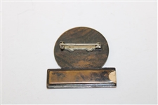 Jack Fleck's 1960 US Open at Cherry Hills Contestant Badge (3rd Place) - Arnold Palmer Win 