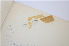 Bobby Jones Signed & Inscribed 1960 'Golf Is My Game' Book JSA ALOA
