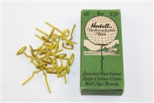 c.1920's Complete Set of 18 Hodell 'Unbreakable Tees' in Original Box - Excellent Condition