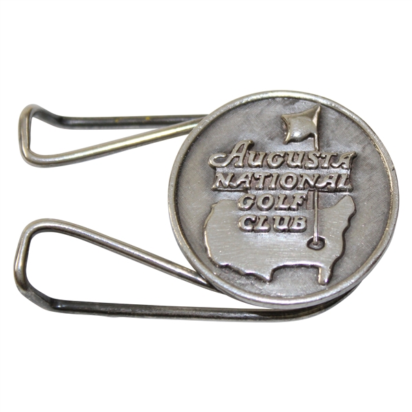 Circa 1979 Augusta National Golf Club Garrard & Co. Sterling Silver Money Clip